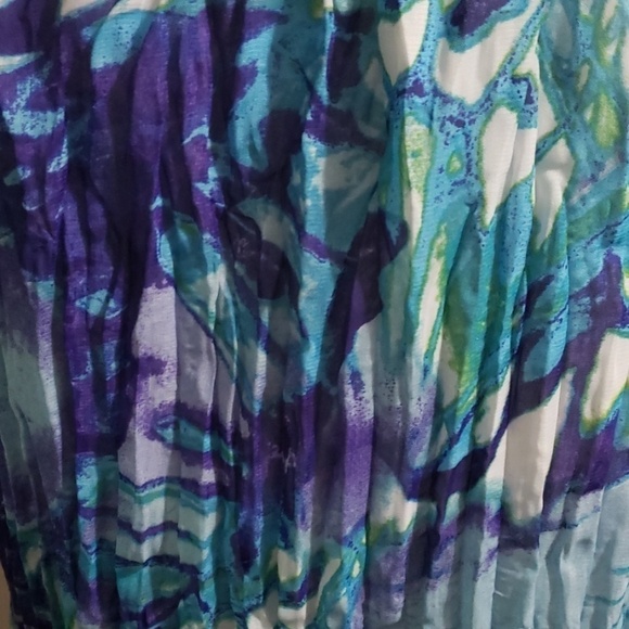 SERE NADE Womens Accordion Pleated Blouse - Picture 6 of 7